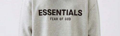 Fear of God Essentials Light Oatmeal Hoodie