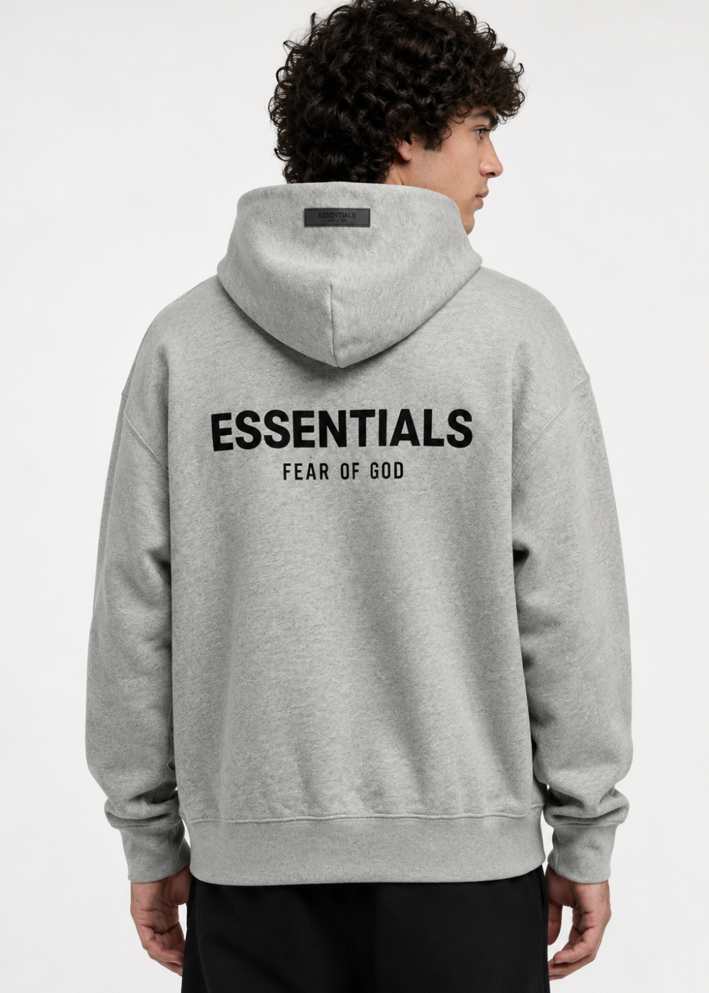 Fear of God Essentials Light Oatmeal Hoodie