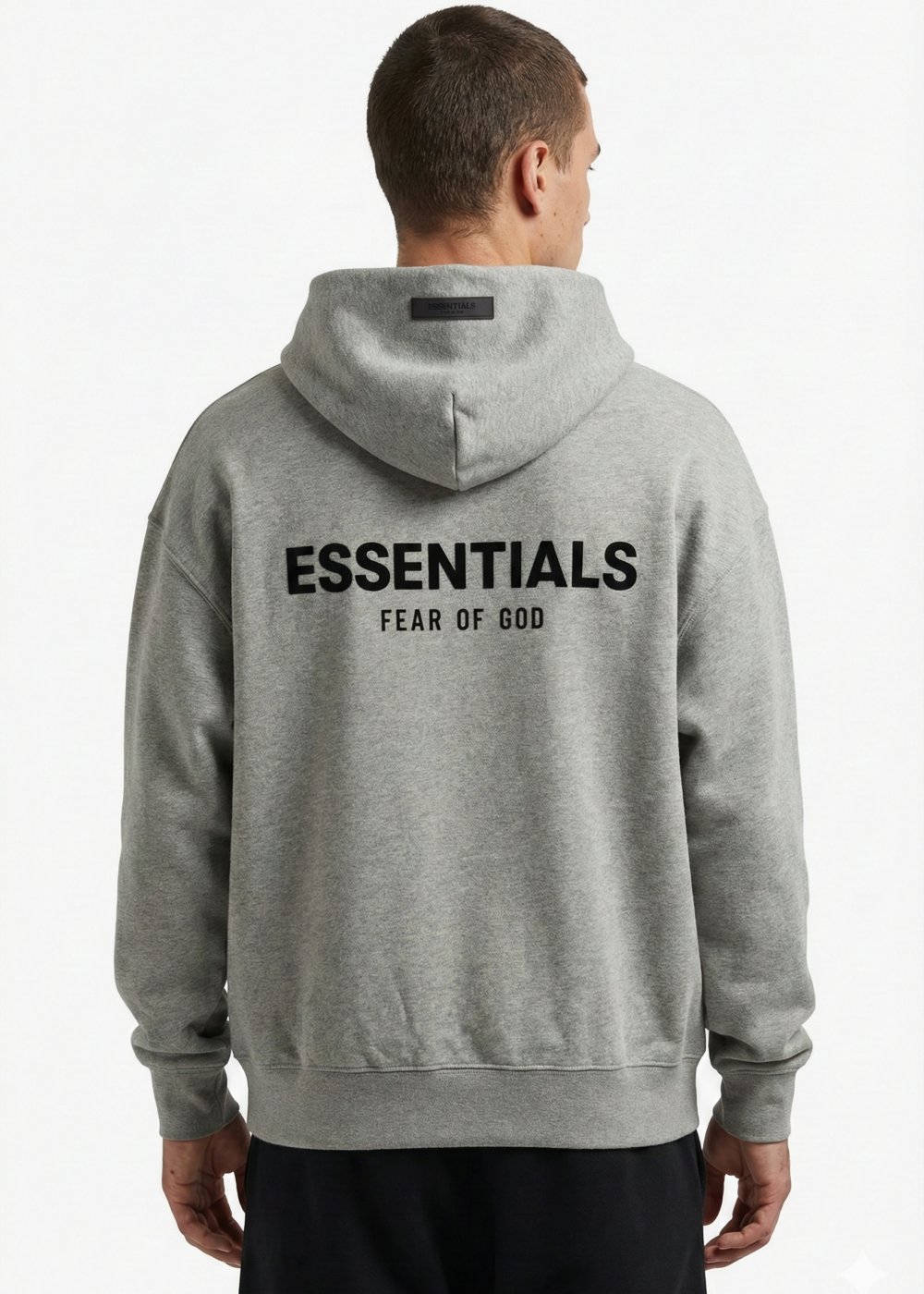 Fear of God Essentials Dark Oatmeal Hoodie