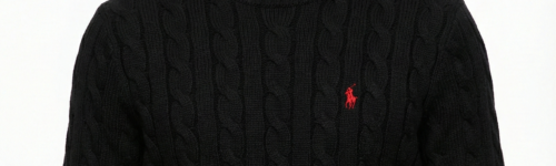 Polo Ralph Lauren Camisola de malha trançada em algodão