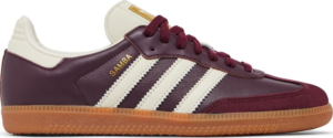 Adidas Samba OG Maroon Gold Metallic