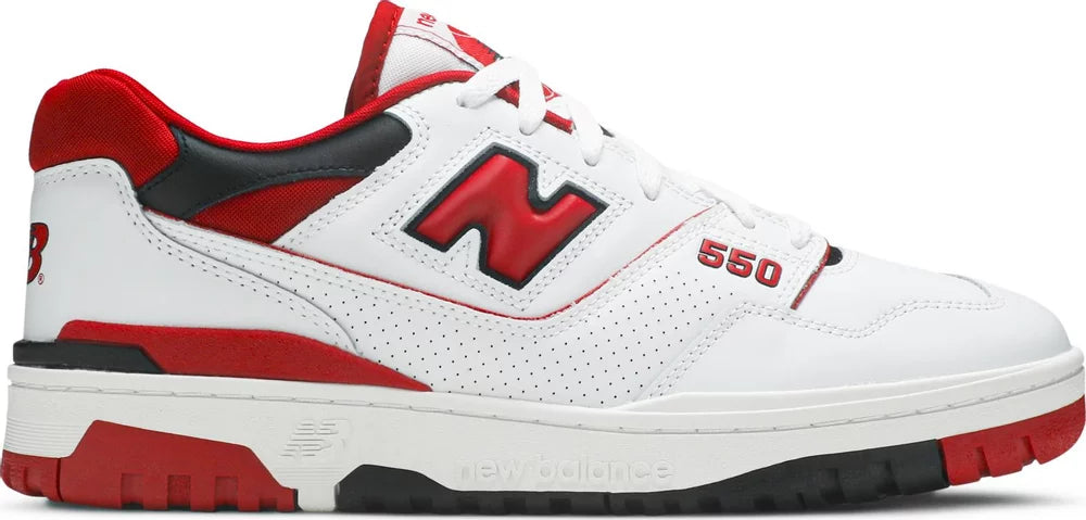 New Balance 550 White Team Red