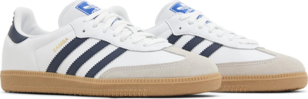 Adidas Samba OG White Night Indigo Gum - Image 2