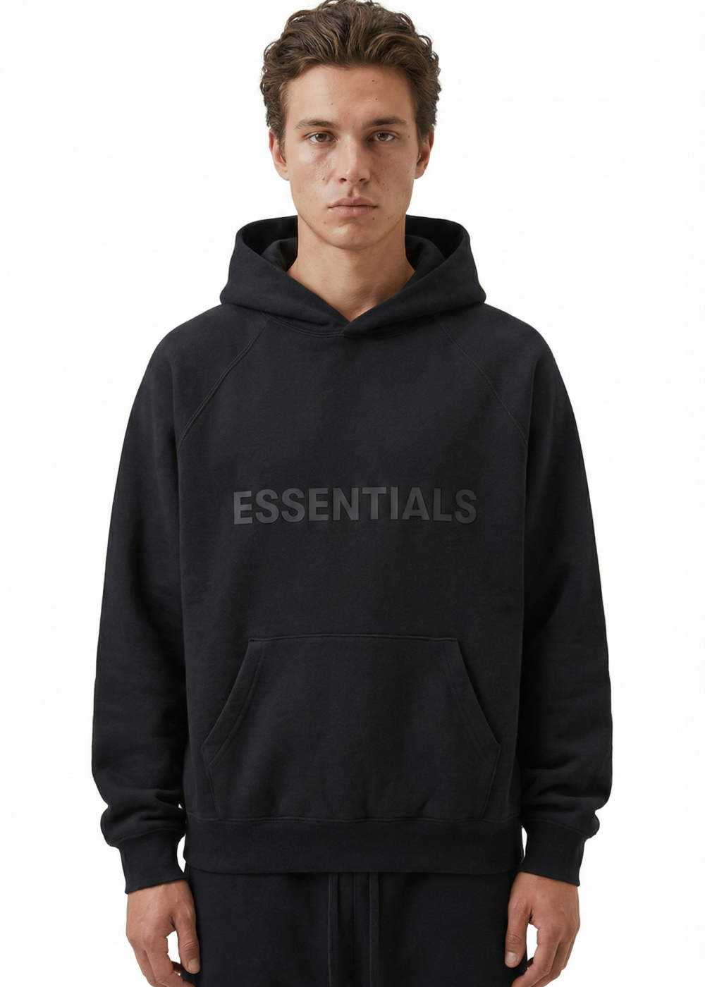 Fear of God Essentials Hoodie Black