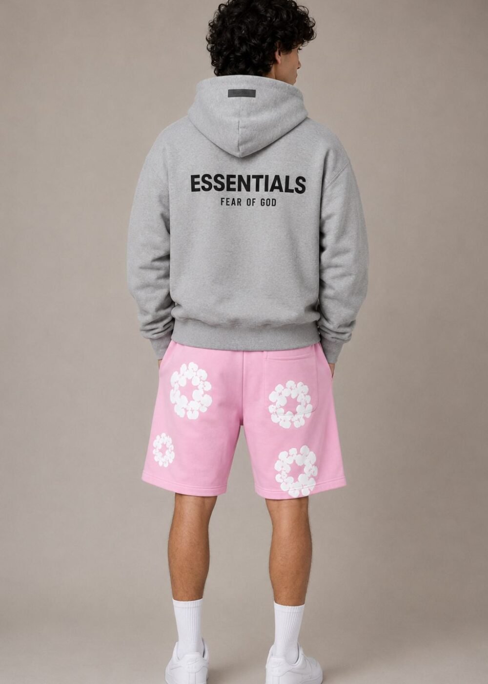 Fear of God Essentials Dark Oatmeal Hoodie