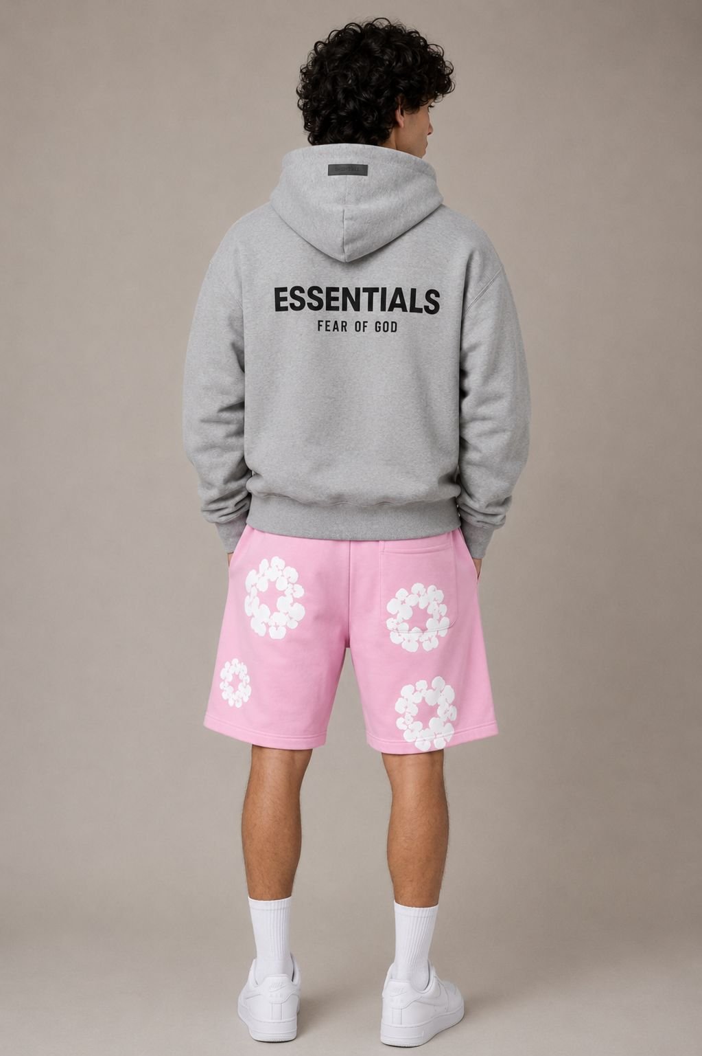 Fear of God Essentials Dark Oatmeal Hoodie