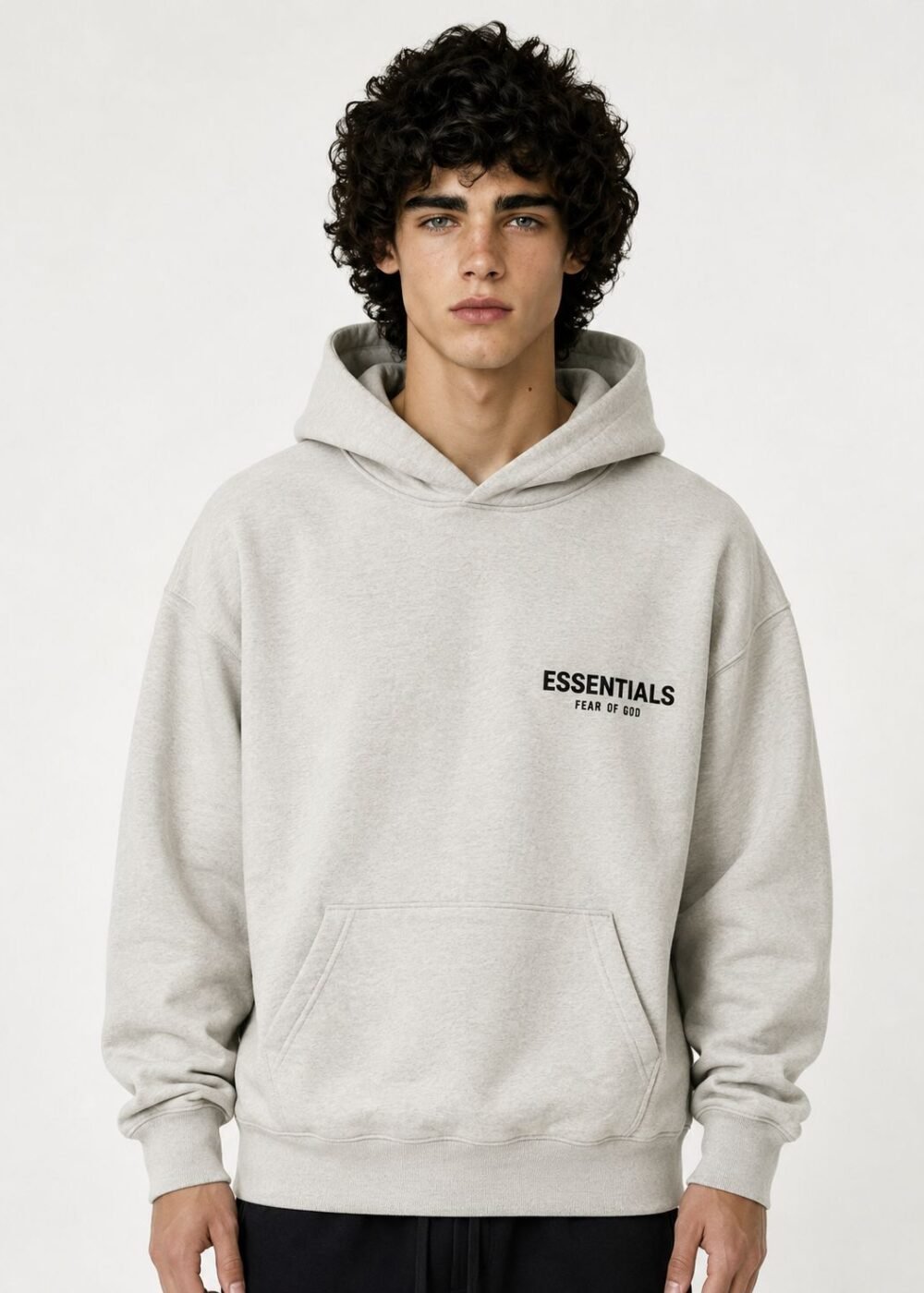 Fear of God Essentials Light Oatmeal Hoodie