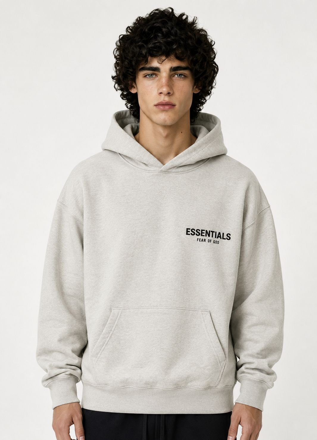 Fear of God Essentials Light Oatmeal Hoodie