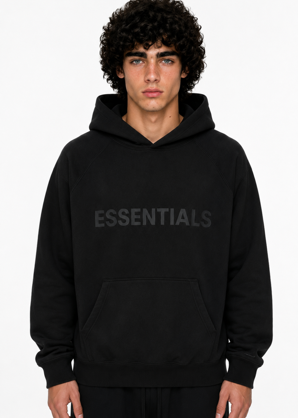 Fear of God Essentials Hoodie Black