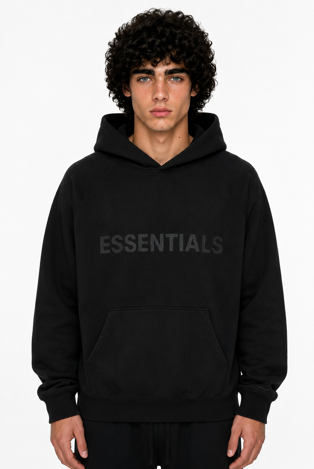 Fear of God Essentials Hoodie Black