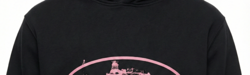 Corteiz Alcatraz V2 Hoodie Black/Pink