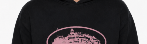 Corteiz Alcatraz V2 Hoodie Black/Pink