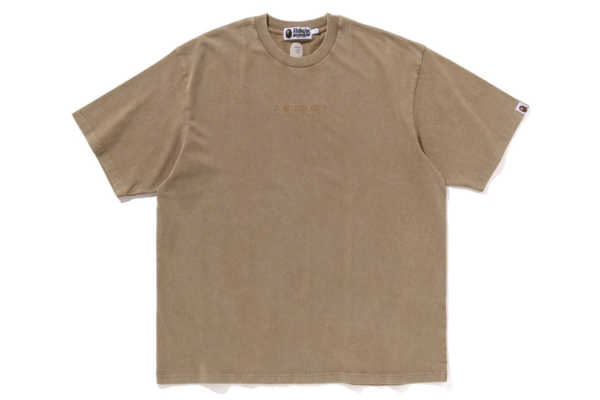 BAPE Garment Dye Bathing Ape Logo Relaxed Fit Tee - Image 2