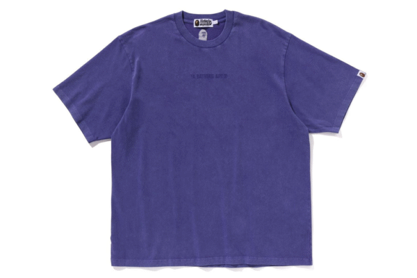 BAPE Garment Dye Bathing Ape Logo Relaxed Fit Tee - Image 3