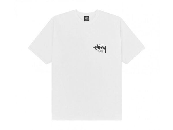 Stussy Paris White Tee - Image 2