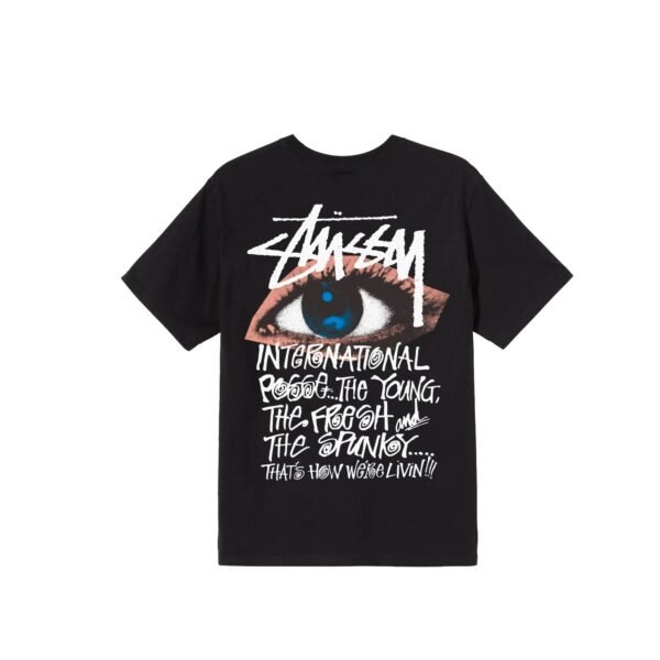 Stussy Men Ocular Black Tee