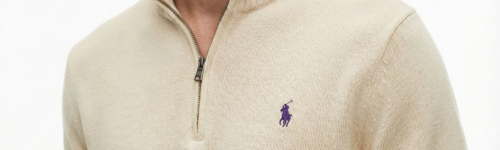 Polo Ralph Lauren Pulôver com fecho de correr