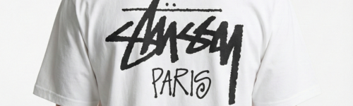 Stussy Paris White Tee