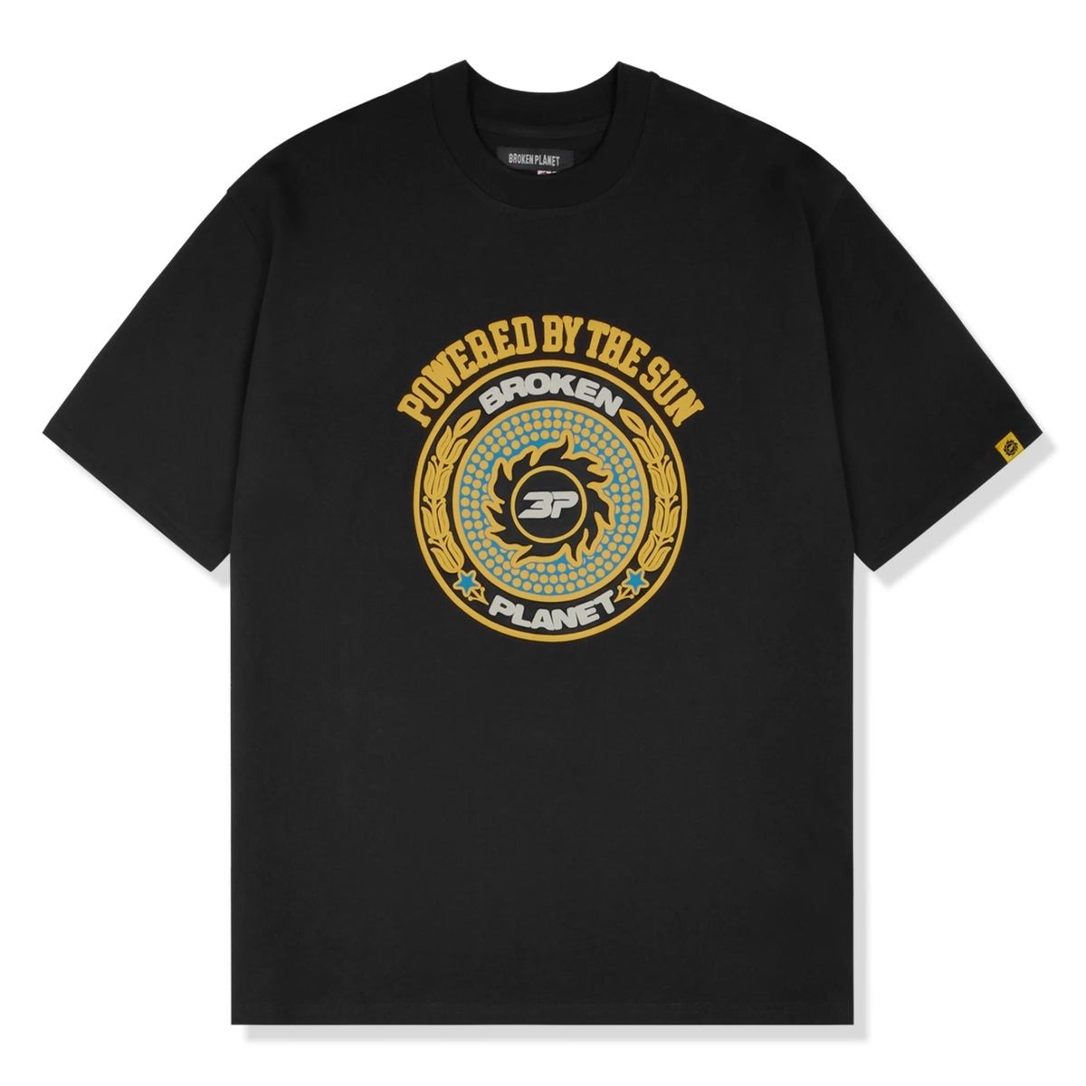 Broken Planet POWERED BY THE SUN TEE BLACK Tee
