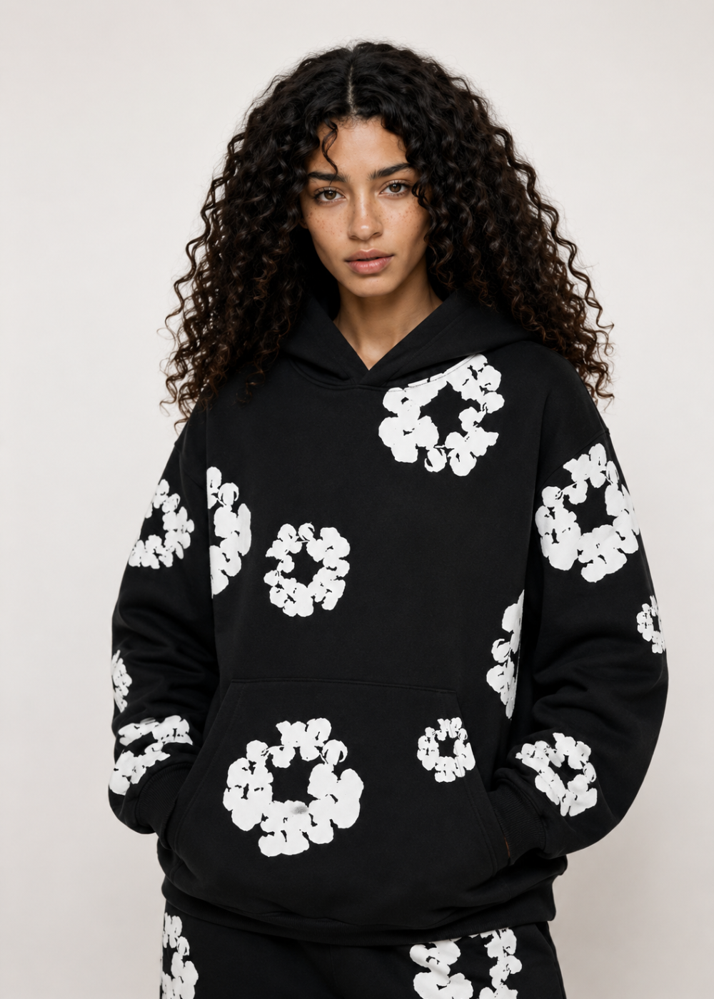 Denim Tears printed "Cotton Wreath" hoodie