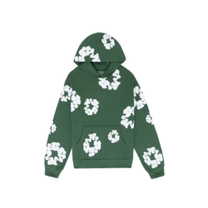 Denim Tears printed "Cotton Wreath" Green hoodie