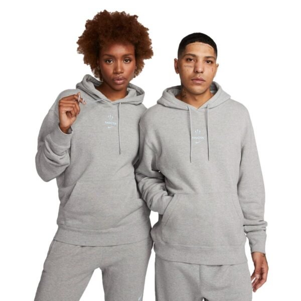 Nike x Nocta Fleece Basketball Hoodie Dark Grey Heather - Image 2