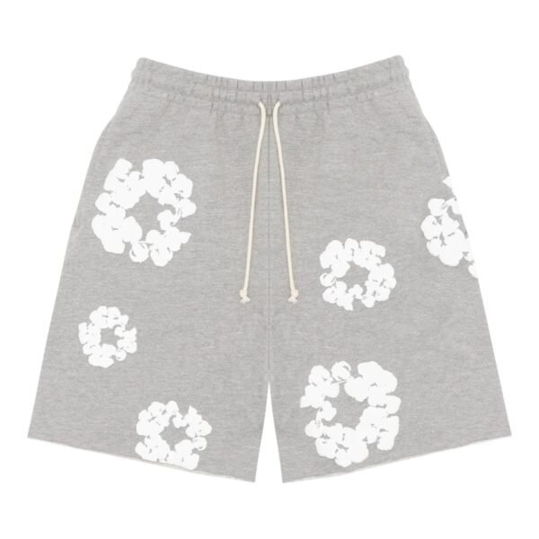 Denim Tears The Cotton Wreath Shorts - Grey