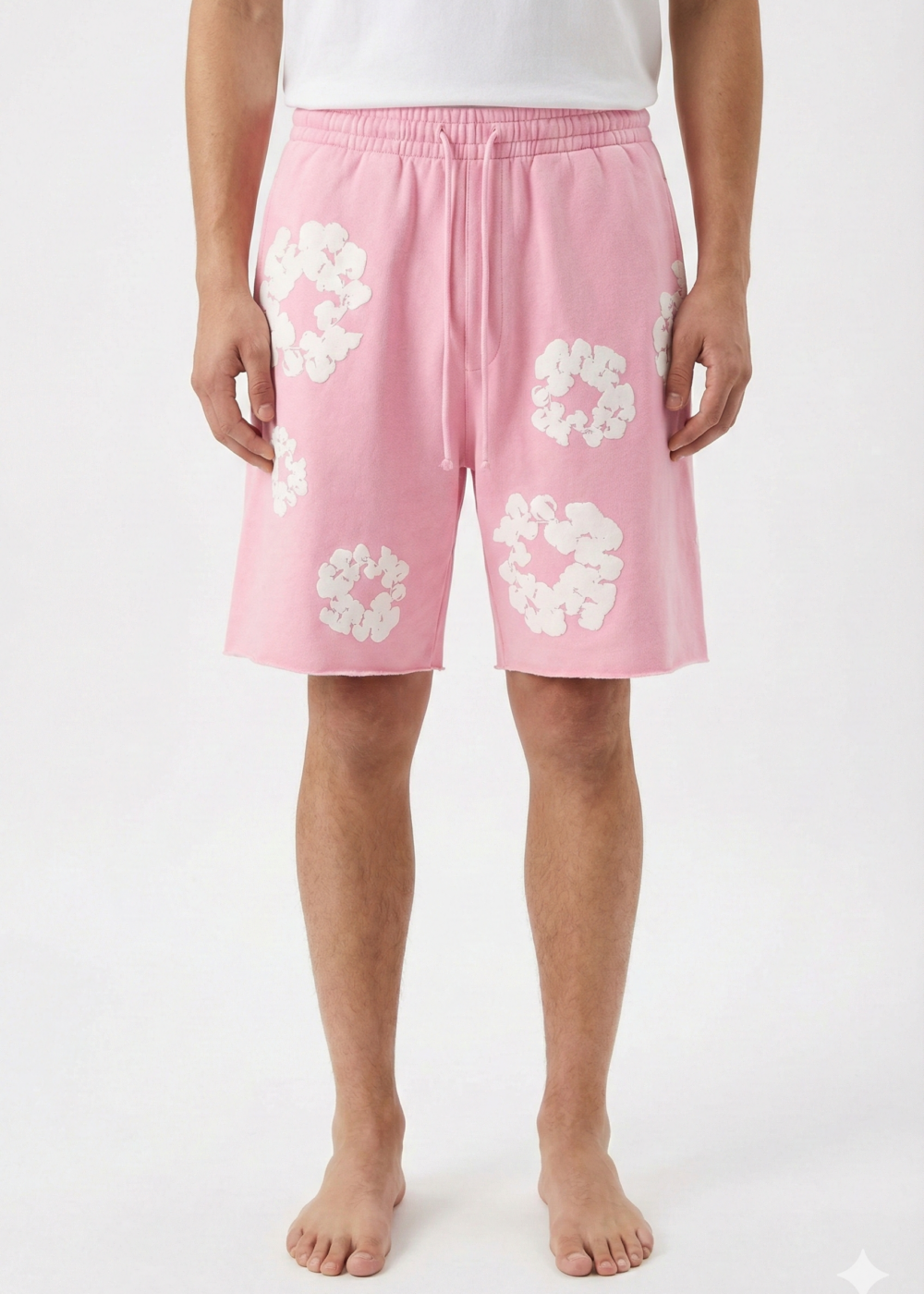 Denim Tears The Cotton Wreath Shorts Pink