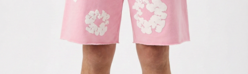 Denim Tears The Cotton Wreath Shorts Pink