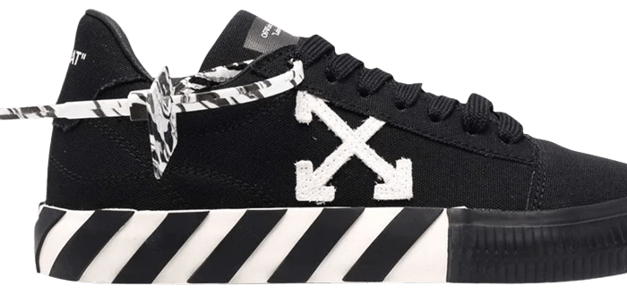 Off-White Vulcanized Low 'Black White' Canvas