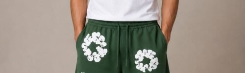 Denim Tears The Cotton Wreath Shorts Green