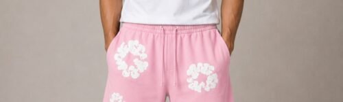 Denim Tears The Cotton Wreath Shorts Pink