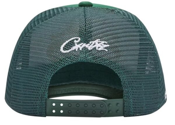 Corteiz 5 Starz Alcatraz Trucker Hat (Green) - Image 2