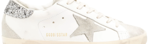 Golden Goose Super-Star ‘Silver glitter’