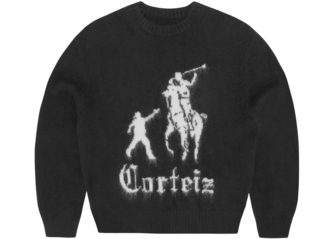 Corteiz Jackin Knit Sweater Black