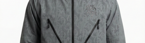 Monogram Shell Jacket (Slate)