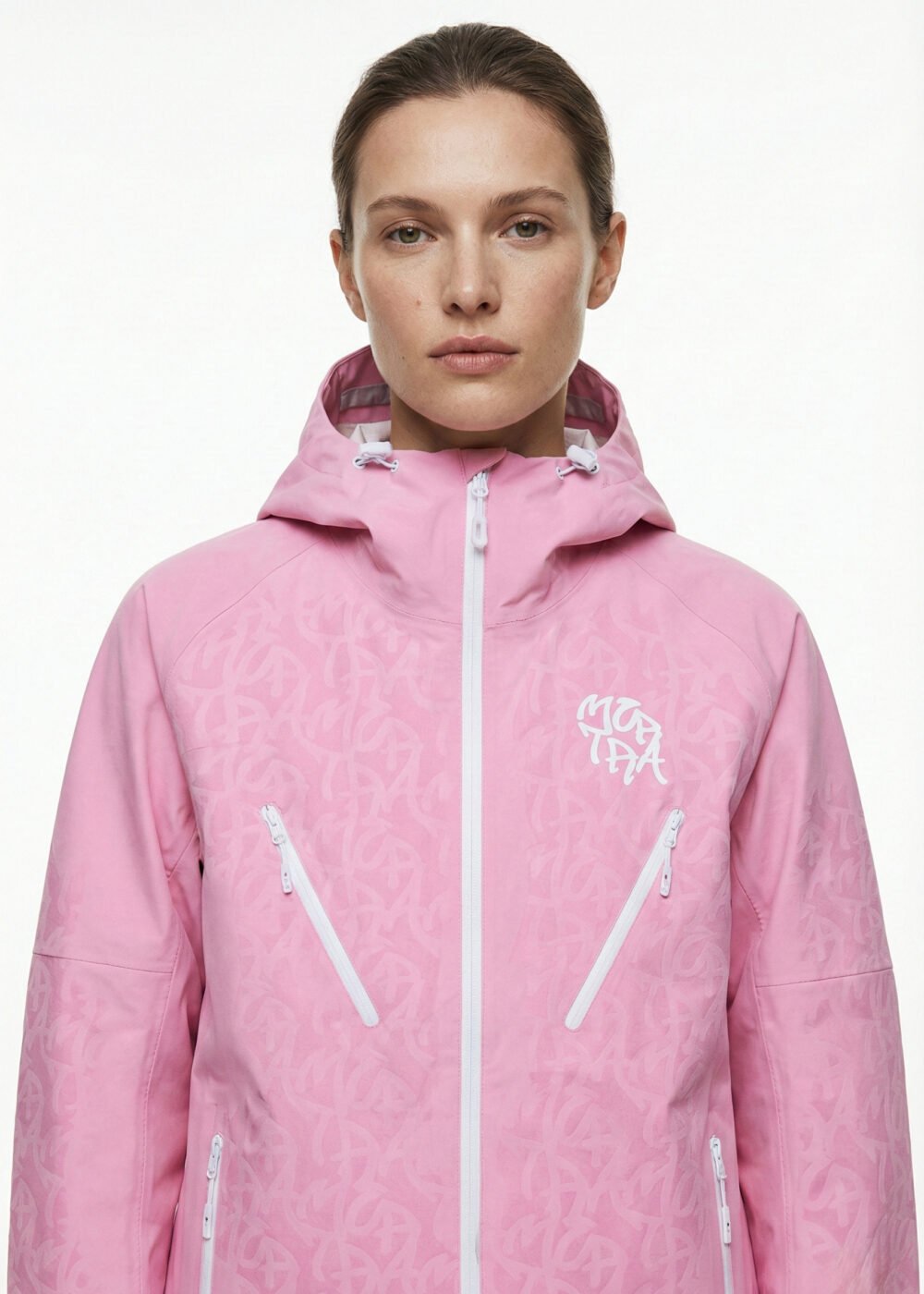 Mertra Monogram Shell Jacket (Pink)