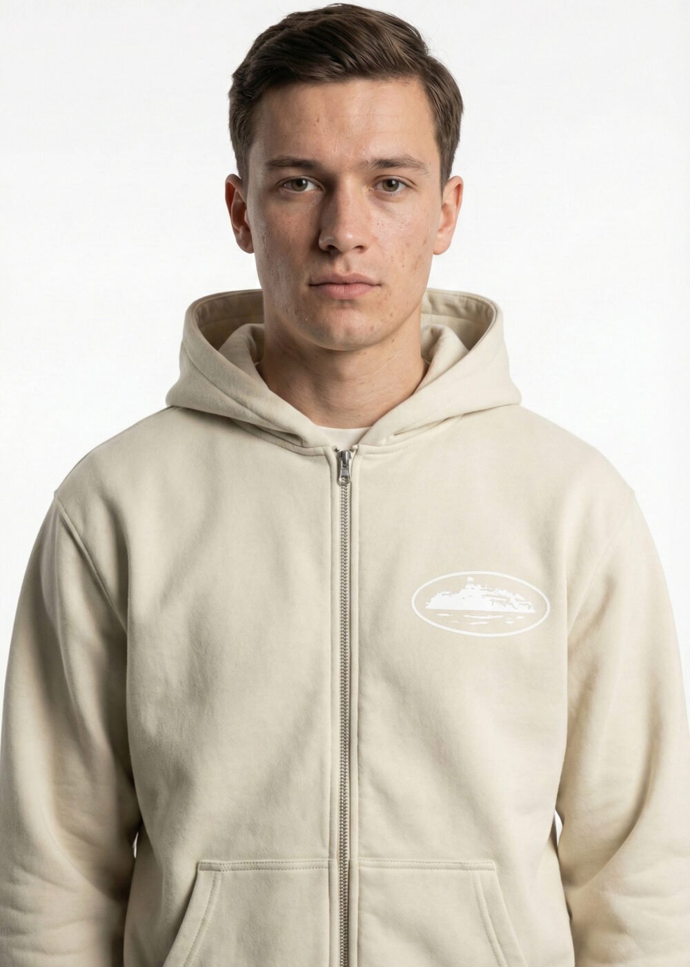 Corteiz Island Puff Print White