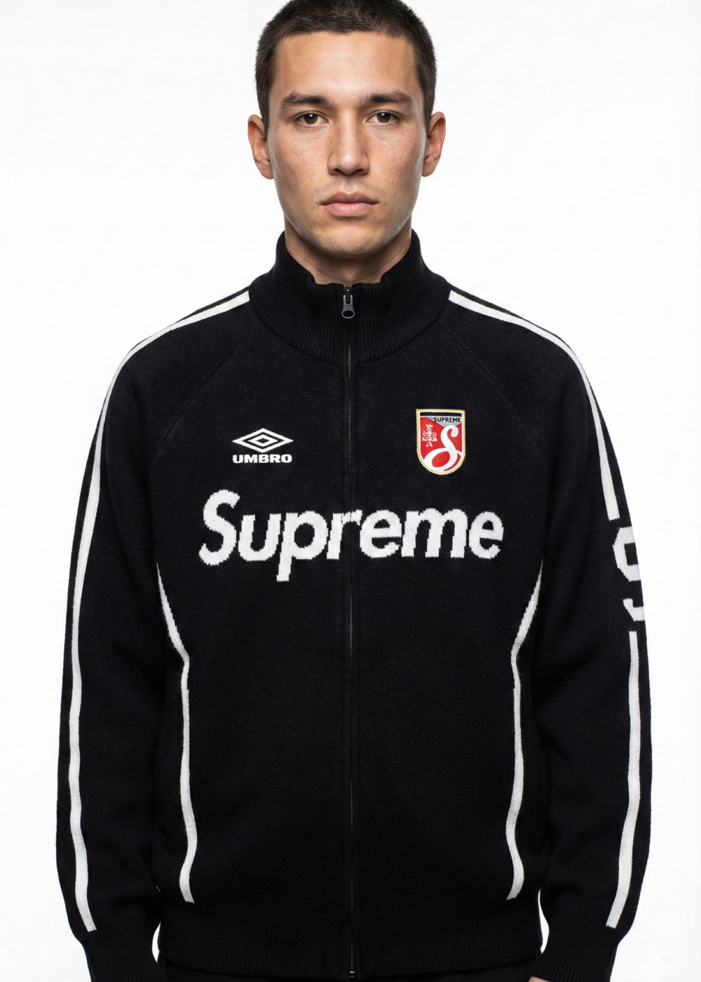 Supreme Umbro Zip Up Sweater