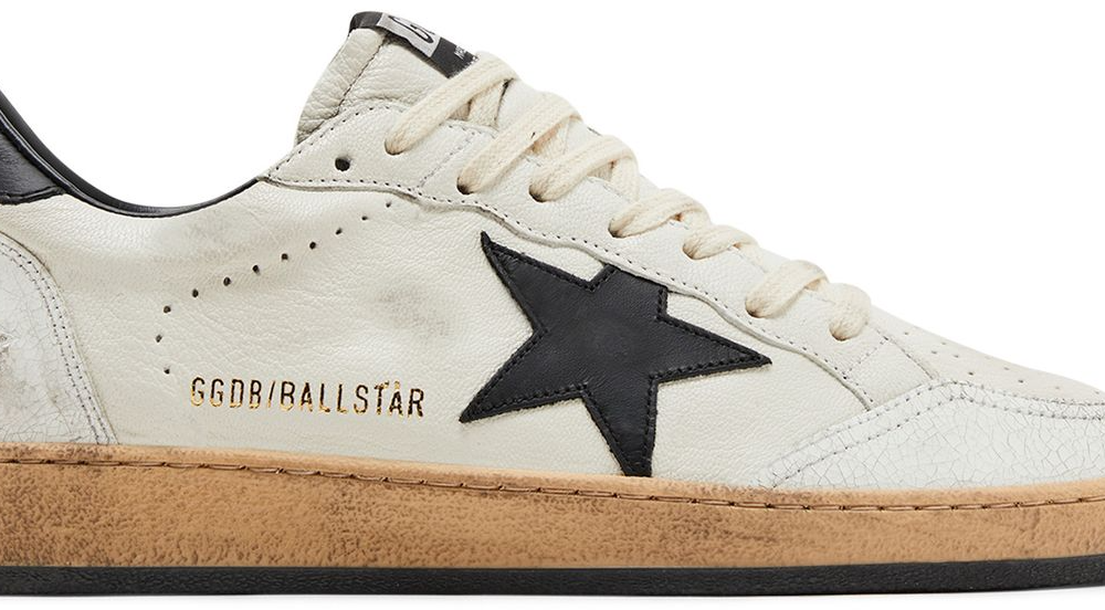 Golden Goose Ball Star 'White Black'