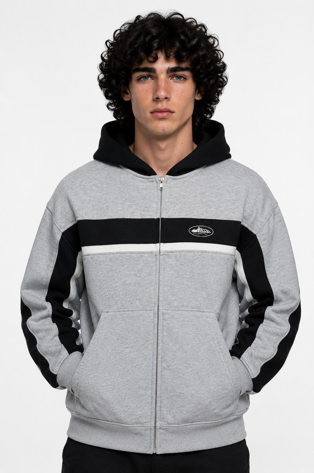 Corteiz Ribbed Sporteiz Zip Hoodie