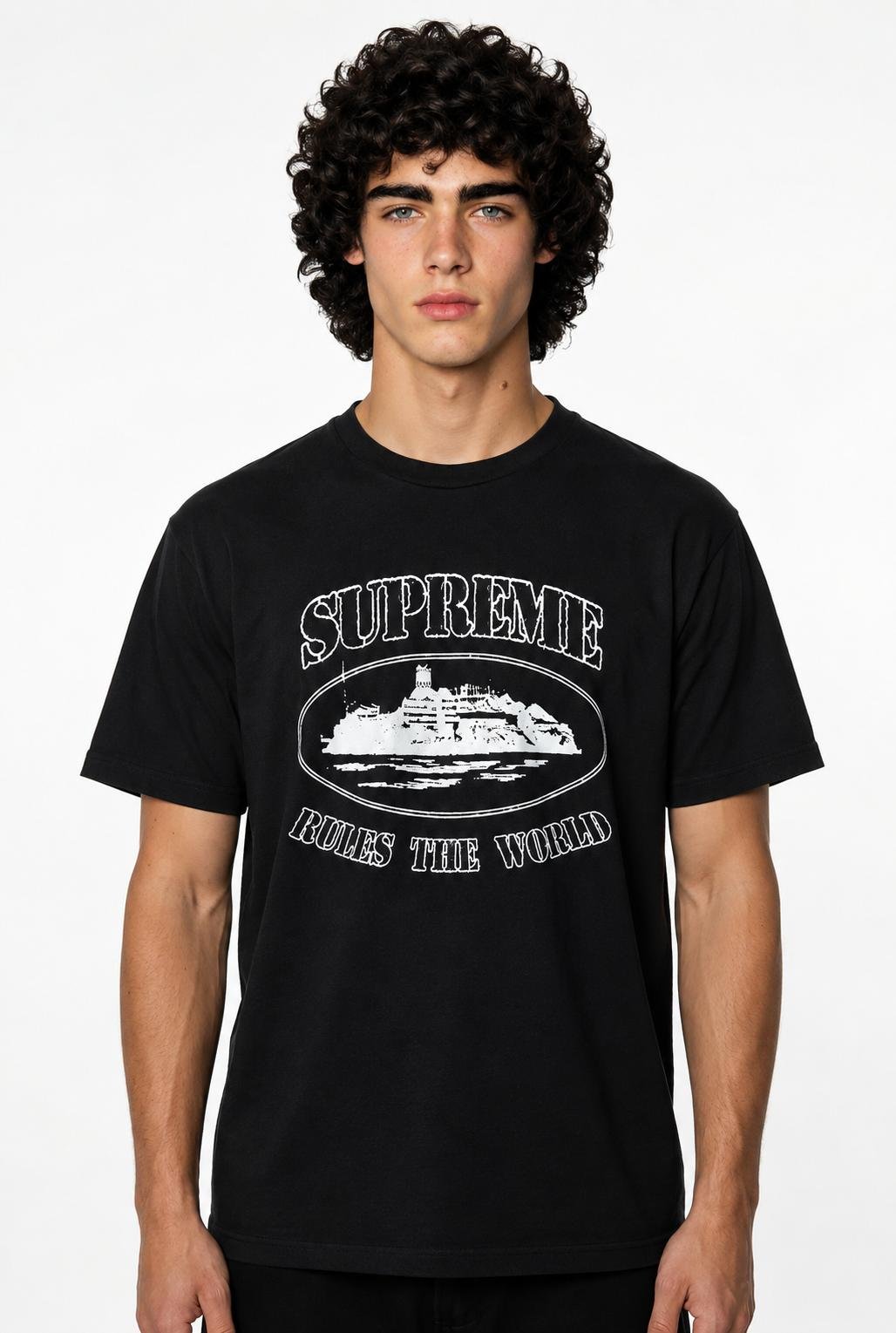 Corteiz x Supreme Rules The World Tee