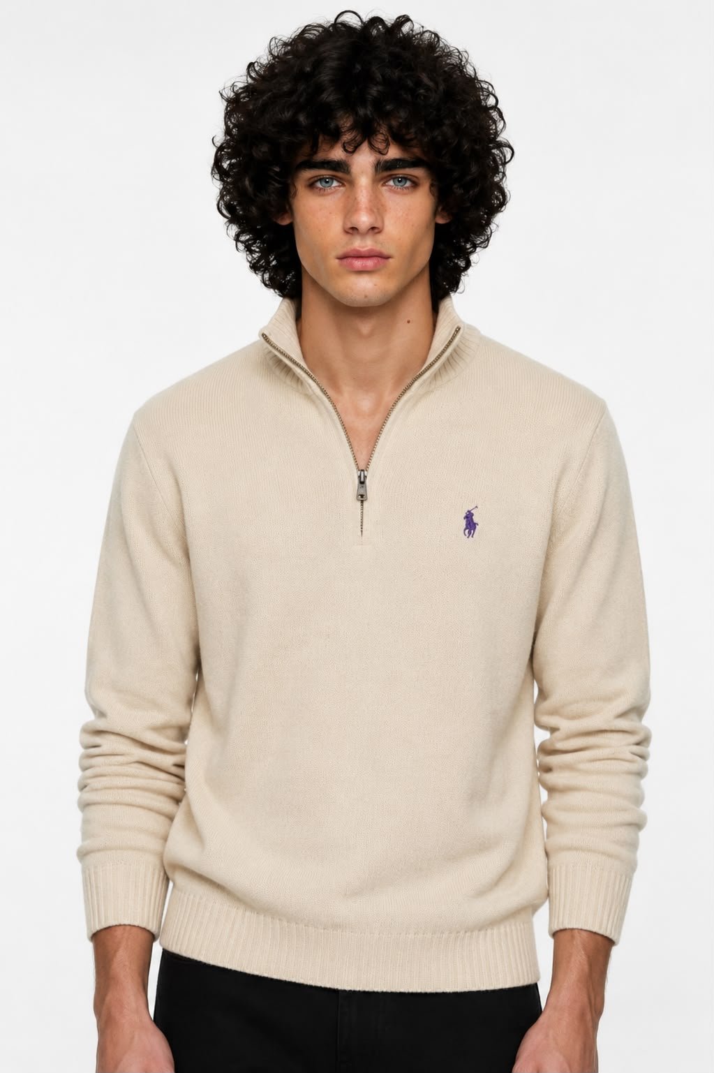 Polo Ralph Lauren Pulôver com fecho de correr