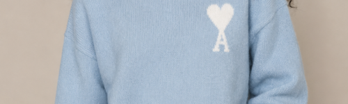 AMI PARIS Ami De Coeur Sweatshirt Blue