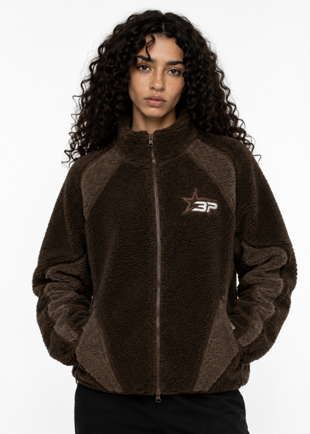 Broken Planet Market Polar Fleece Brown