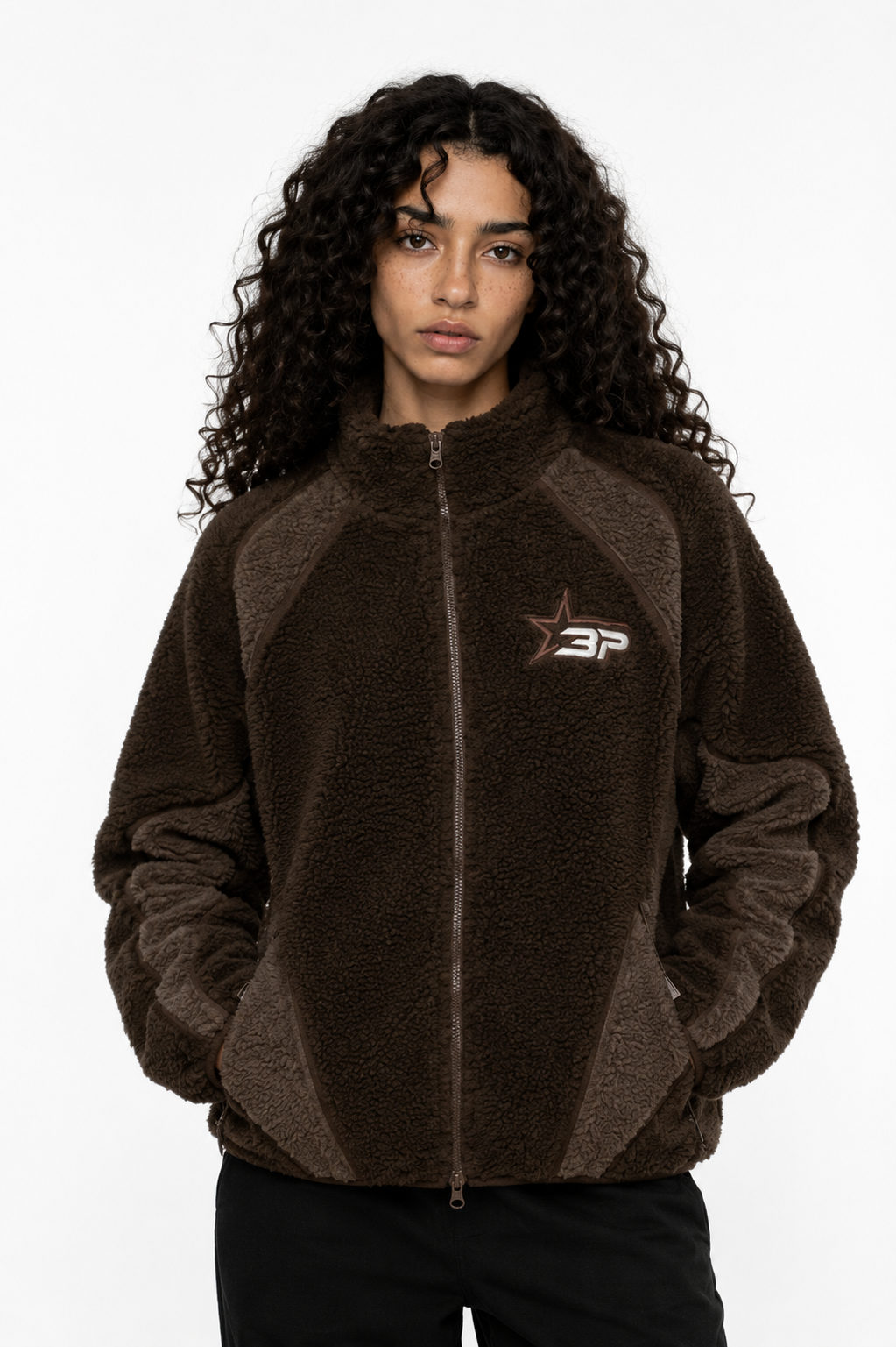 Broken Planet Market Polar Fleece Brown