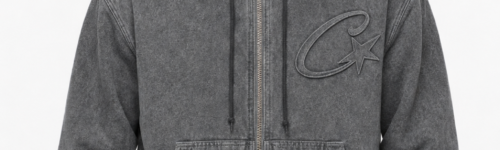 Corteiz Embossed C-Star Denim Work Jacket