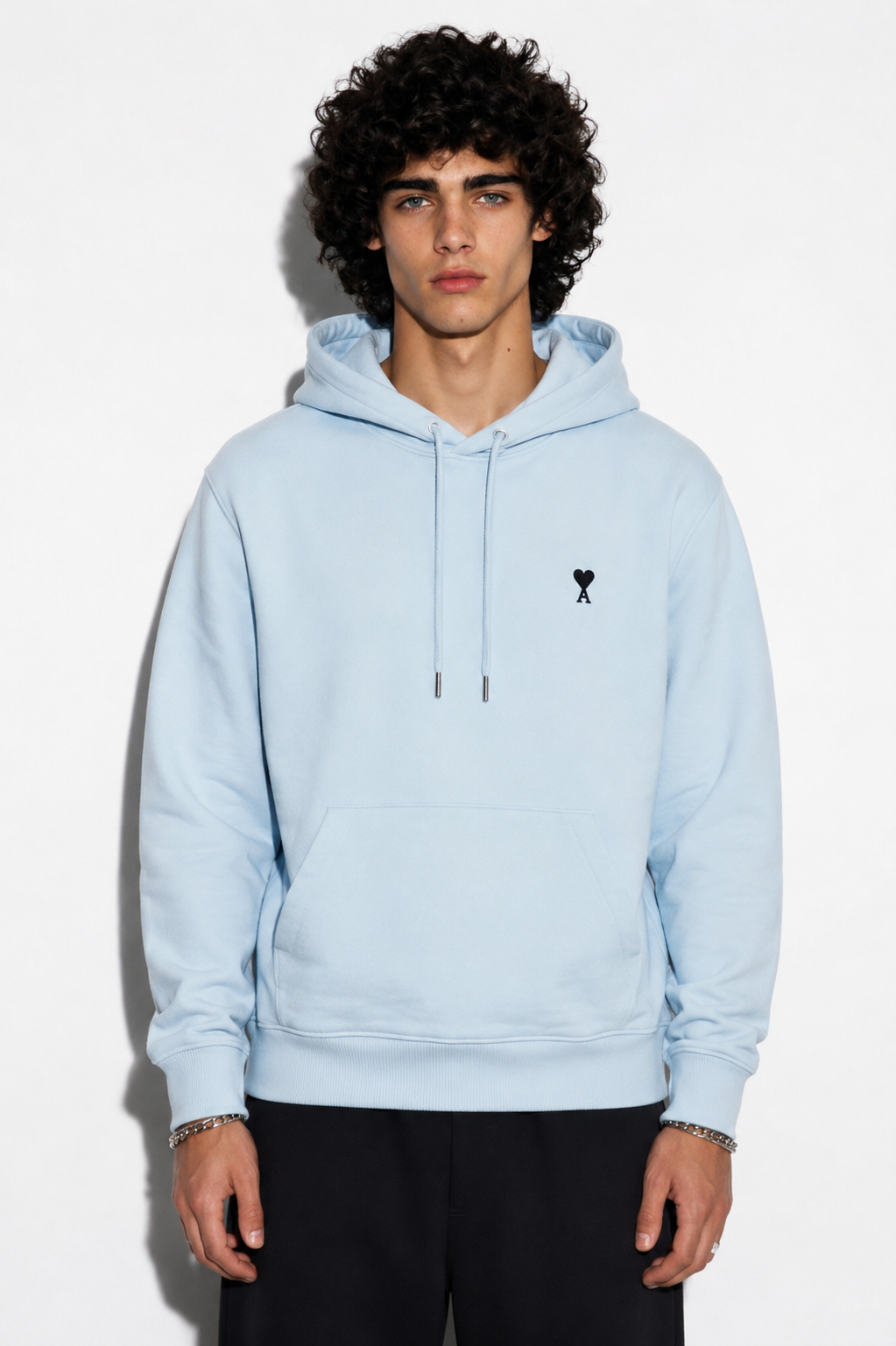 AMI PARIS Ami De Coeur Hoodie Blue
